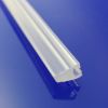 Duka Q042 K sealing profile 100cm transparent - for corner entry right side