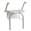 Etac Relax 81703040 shower seat with armrests and support legs white