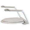 Etac Supporter 803031122 toilet seat with lid and armrests white