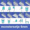 Exa-Lent Universal MON-6 sample set - shower strips 5 and 6mm
