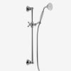 Fima Carlo Frattini F20443SN slide bar set with hand shower brushed nickel