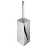 Geesa Modern Art 351006 toilet brush holder wall (black brush head) chrome