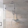 HSK AquaTray RS 200 1006400 showerset with thermostat chrome