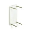 Handicare (Linido) LI0126501402 counter plate for folding toilet handles stainless steel coated white (each)
