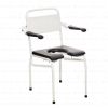 Handicare (Linido) LI2135021102 shower/toilet chair (seat height 610mm) steel coated white