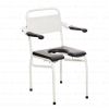 Handicare (Linido) LI2135121102 shower/toilet chair (seat height 530mm) steel coated white