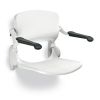 Handicare (Linido) LI2203200602 shower seat with backrest and armrests folding white