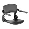 Handicare (Linido) LI2203200611 Duschsitz mit Rückenlehne und Armlehnen klappbar anthrazit