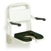 Handicare (Linido) LI2223021102 shower seat (with soft seat) with backrest and armrests steel coated white