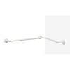 Handicare (Linido) LI2611025402 horizontal corner wall bracket Ergogrip 600x900mm stainless steel coated white