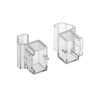 Hansgrohe Casetta 96194000 soap dish clamps transparent (set of 2 pieces)