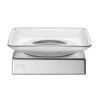 Inda Divo - Mito A2011ZCR21 soap holder satin glass/ chrome