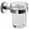 Inda Gealuna A1010ACR03 cup holder transparent clear glass/ chrome