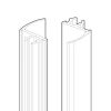 Novellini R50BJS01-TR verticale afdichtingsstrips transparant