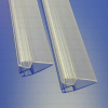 PDPlan Cristal CRS2120 drip strips for double bath shower enclosure