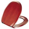 Pressalit Selandia (Wood) 522455-B47999 toilet seat with cover mahogany stained