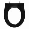 Pressalit Objecta Pro 989111-DF7999 toilet seat without cover black polygiene