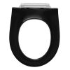 Pressalit Projecta Solid Pro 1003111-DG4925 toiletzitting zonder deksel zwart polygiene