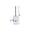 Smedbo House RK333 toilet brush holder chrome