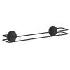 Smedbo Fittings BB3464 towel holder 50cm matte black stainless steel