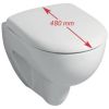Keramag Renova No. 1 573025 toilet seat with cover white *no longer available*