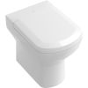 Villeroy en Boch Sentique 98M8S101 toilet seat with cover white