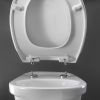 Pressalit Calmo 556000-D72999 toilet seat with cover white