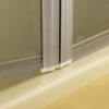 PDPlan Cristal CRS2120 drip strips for double bath shower enclosure