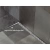Blanke Aqua Keil 844280B110L slope profile shower floor 2000x11x40 left stainless steel brushed
