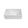 San4U 2500157 One Pack Wonder (left) fountain set white ceramic/ chrome
