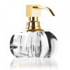 Decor Walther Kristall 0924456 KR SSP Seifenspender (goldene Pumpe) Klarer Kristall