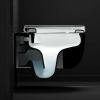 Clou Hammock CL040108021 Rimless 49cm wall toilet with toilet seat matte black