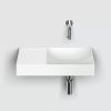Clou Vale CL0302162L fountain 45x19cm without tap hole left matt white ceramic