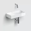 Clou Vale CL0303161L fountain 38x19cm without tap hole left glossy white ceramic