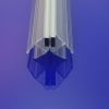 Exa-Lent Universal DS242008 clear shower profile magnetic 45 degrees (set of 2 pieces) 200cm 8mm