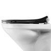 Pressalit Projecta Solid Pro 1004111-DG4925 toilet seat with lid black polygiene