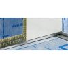 Blanke Aqua Keil Wand 8452856110L afsluitprofiel 980x11x24mm links mat zwart
