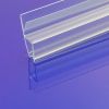 Exa-Lent Universal sample piece of shower rubber type DS45 - 2cm length and suitable for glass thickness 6mm - stop profile 1 flap