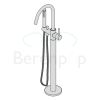 Clou Xo CL060400129 type 1 freestanding bath faucet with hand shower chrome