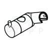Hansgrohe 97651000 slide piece for Unica'S Puro slide bar chrome