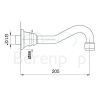 Fima Carlo Frattini F2157BR wall spout 1/2
