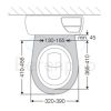 Geberit Aquaclean 4000 146130111 douche- toiletzitting wit