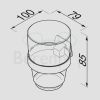 Geesa Standard 7138HG glass holder chrome