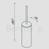 Geesa Wynk 451002 toilet brush holder chrome