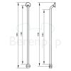 Handicare (Linido) LI2611018411 vertikale Kombistange Ergogrip 1235mm Edelstahl beschichtet anthrazit