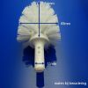 Inda R38140023 loose brush head white for toilet brush
