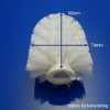 Inda R98140001 loose brush head white for toilet brush
