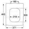 Villeroy en Boch La Belle 9M32S1R1 toilet seat with lid white *no longer available*