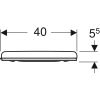 Geberit 300 Comfort Square S8H51103000G toilet seat with cover white *no longer available*