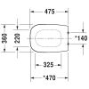 Duravit D-Code 0067410000 toilet seat with lid white